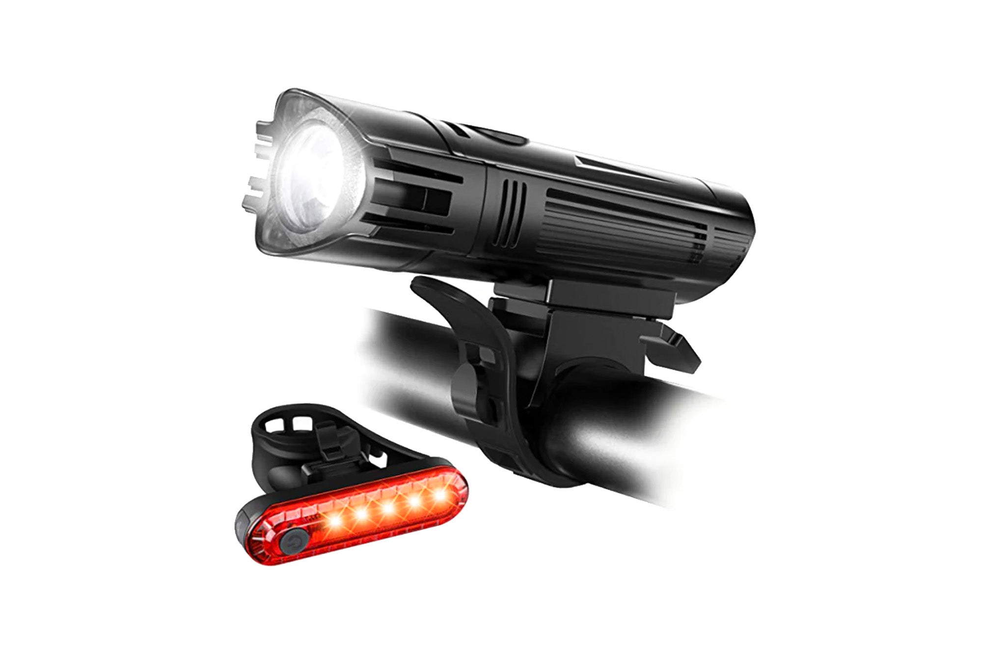 USB Rechargeable Front and Rear Light Cyrusher Sports