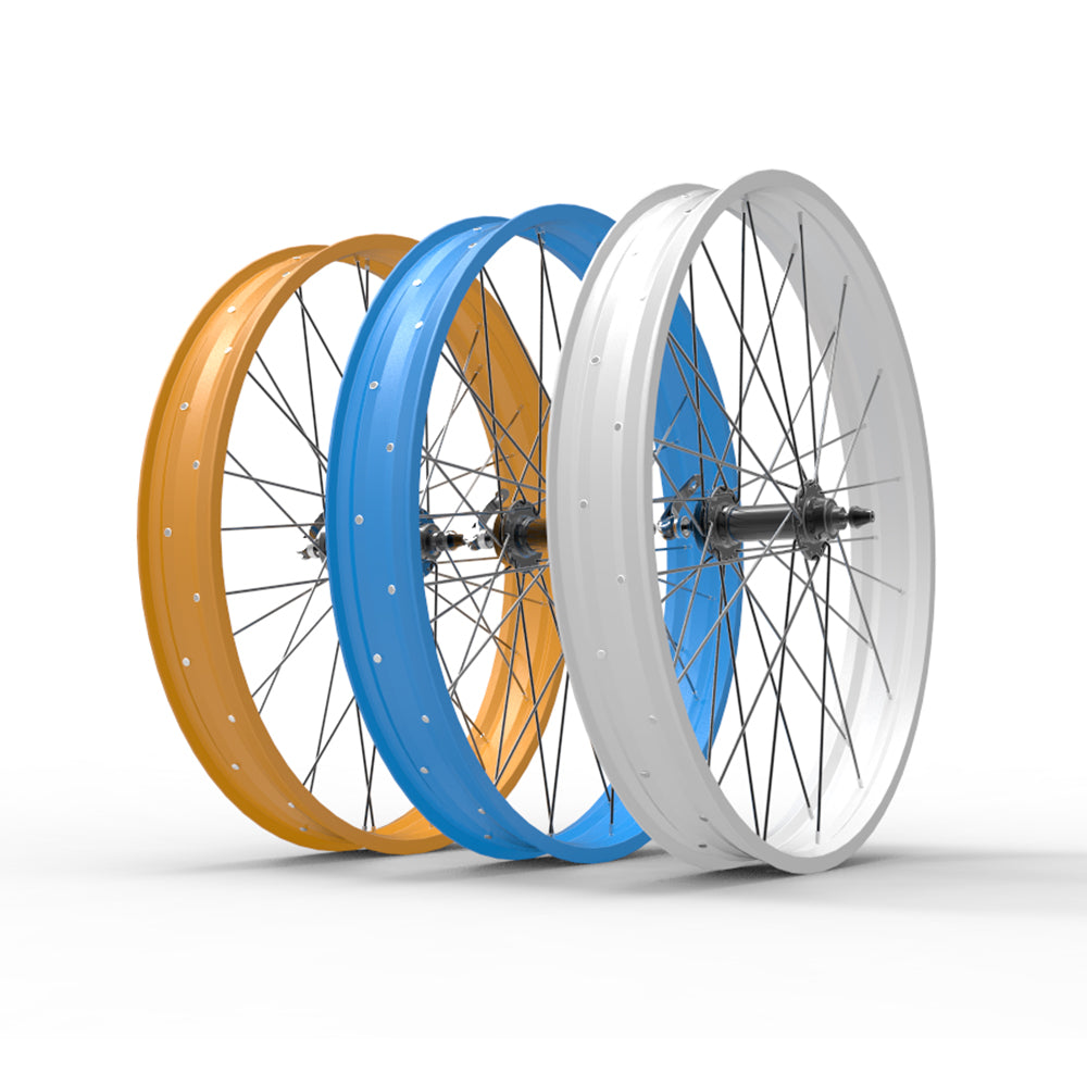 Colored shop bike rims