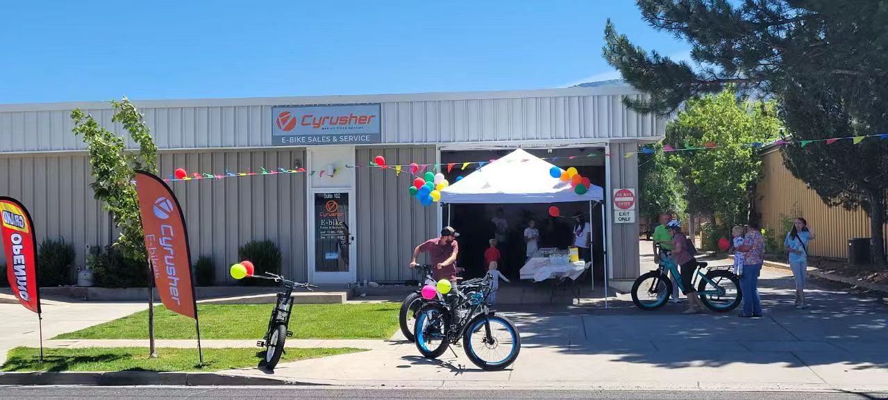 Cyrusher Electric Bike Opens an Offline Store in Utah, USA