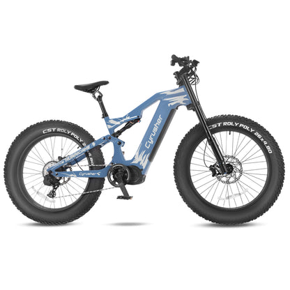 Hurricane-1000W Carbon Fiber Mid-Drive Ebike