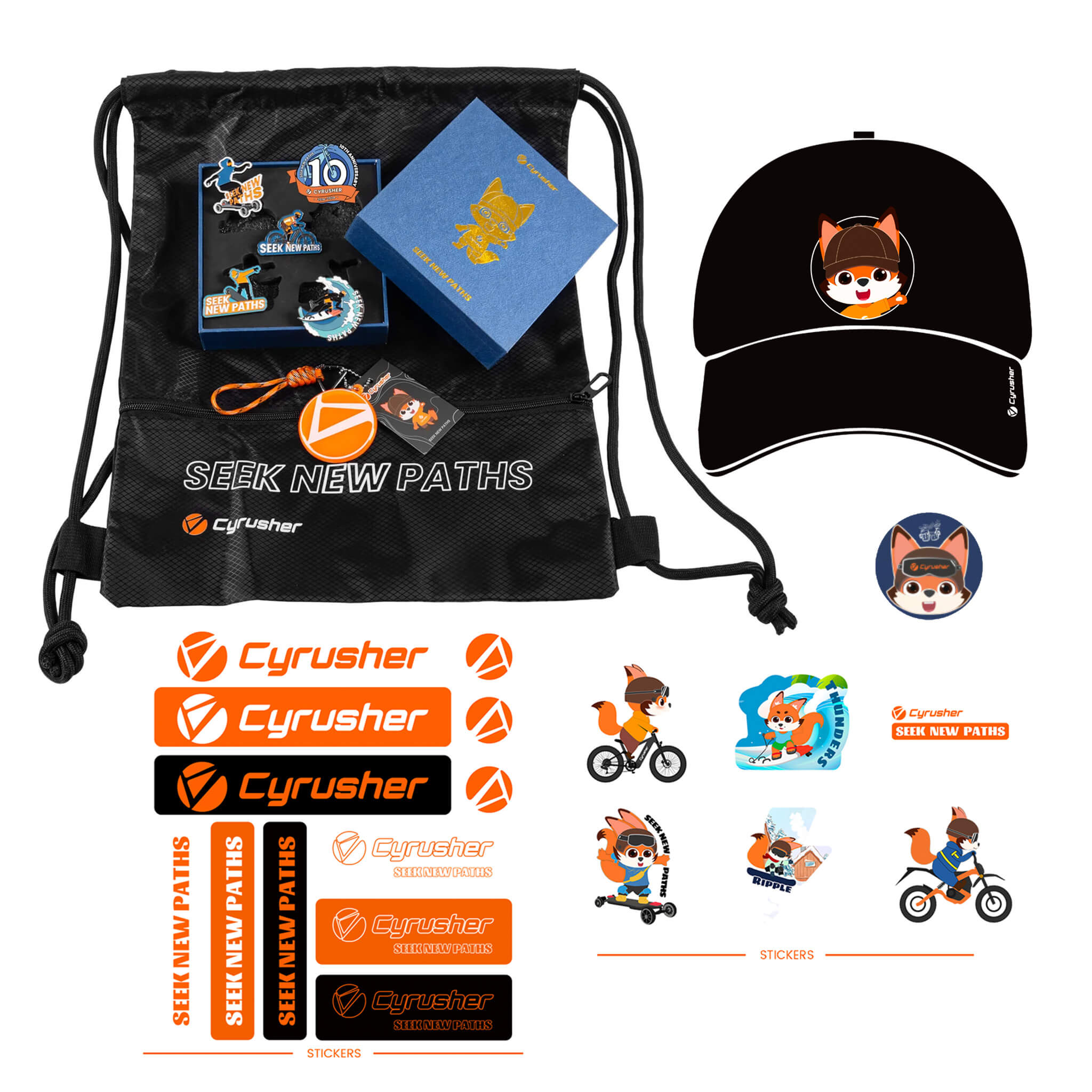 Cyrusher 10th Anniversary Commemorative Gift Set (Shipped on 8/31）