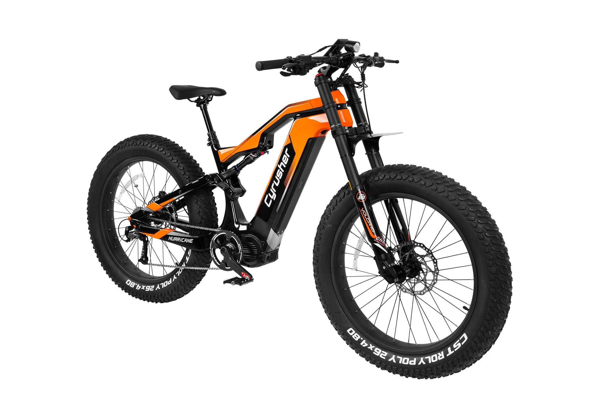 Hurricane-1000W Carbon Fiber Mid-Drive Ebike