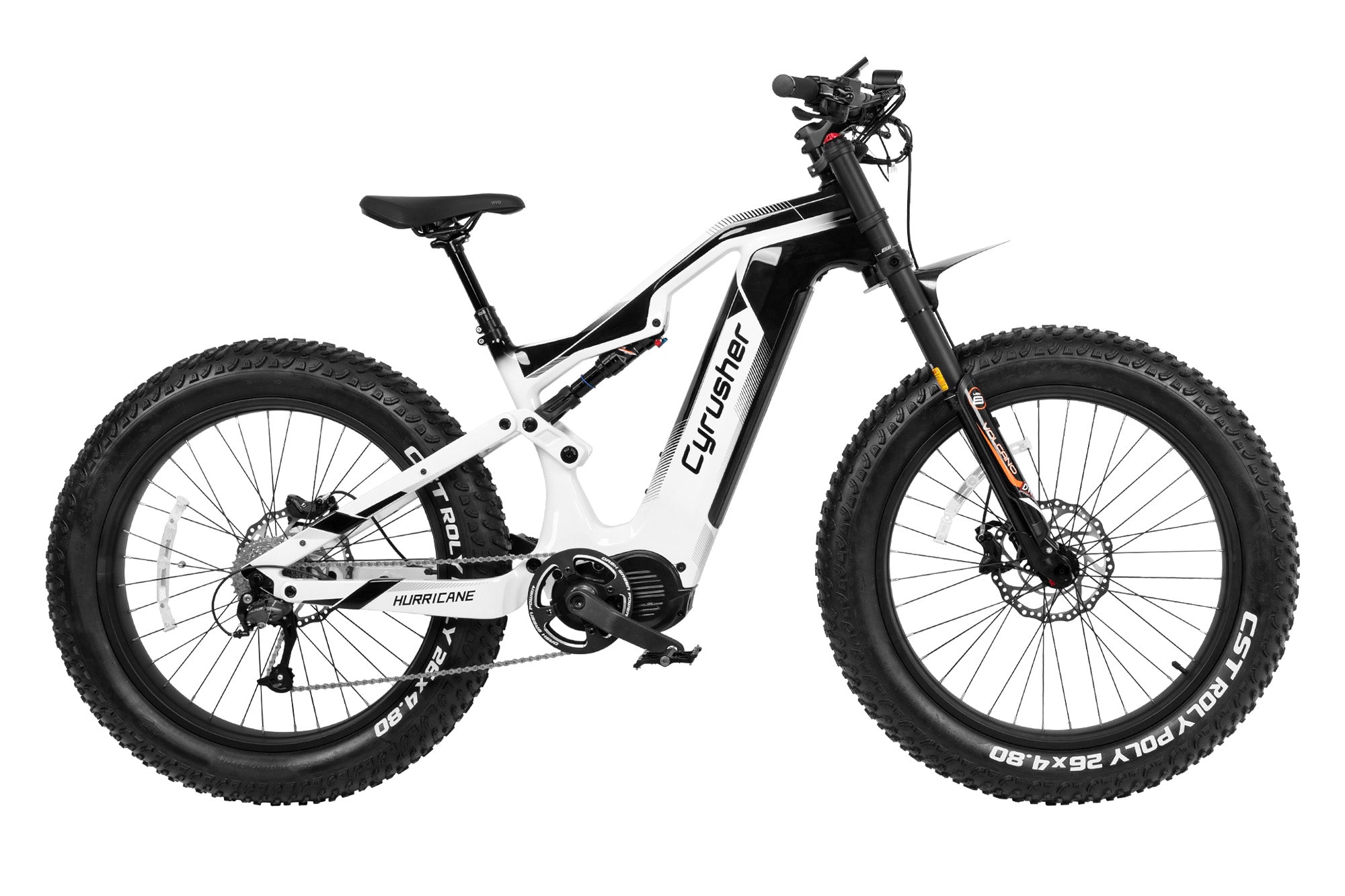 Hurricane-1000W Carbon Fiber Mid-Drive Ebike