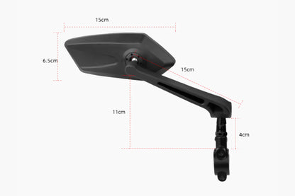 360° Lens Rotation Rearview Mirror for all e-bikes