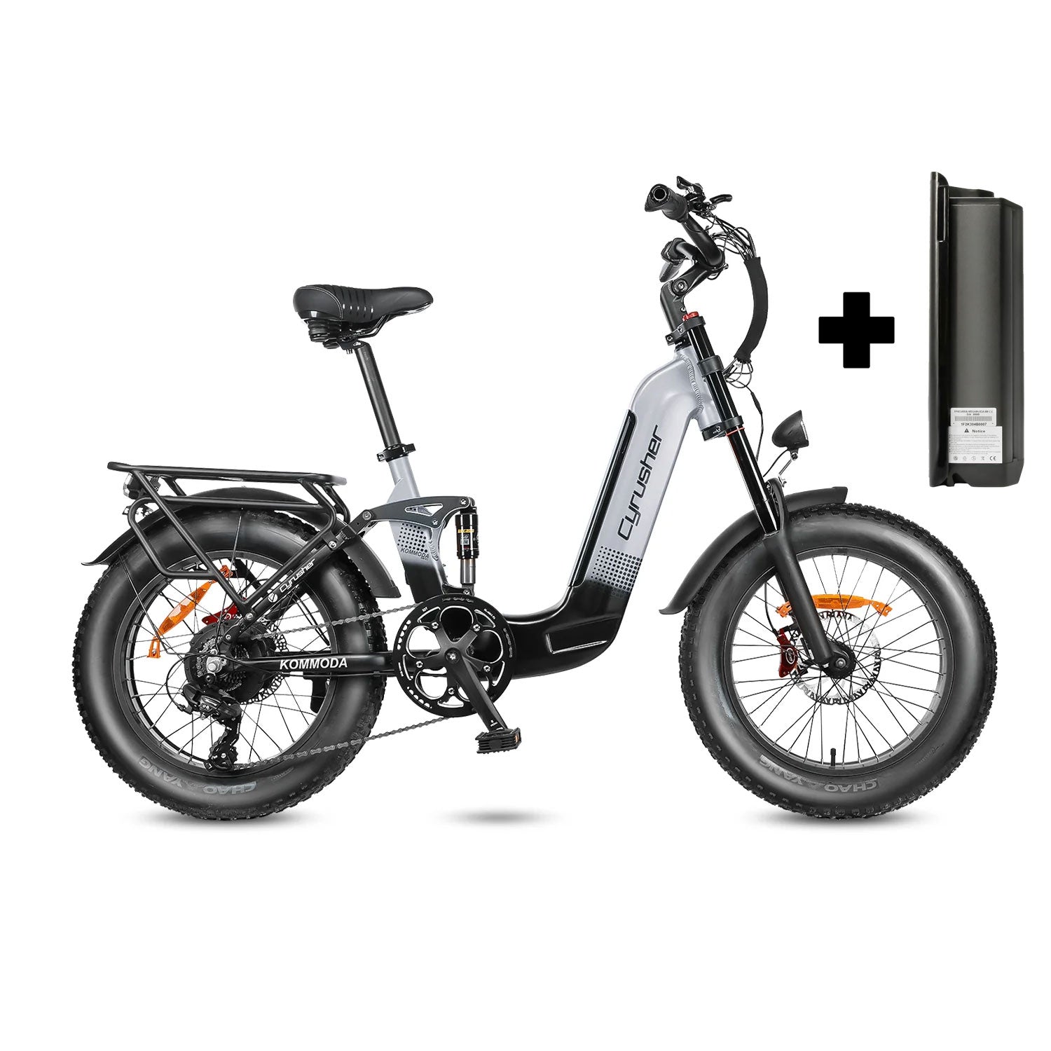 Cyrusher Kommoda Ebike. Step through electric bike. 50 miles electric bicycle. Cyrusher Sports