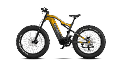 Hurricane-1000W Carbon Fiber Mid-Drive Ebike