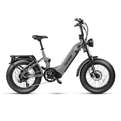 Cyrusher Ovia Motor 52V 17Ah Fat Tyre Step-through Full Suspension Electric Bike